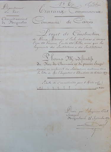 groupe scolaire, dit école élémentaire Jules Ferry