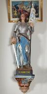 Console et statue (petite nature) : sainte Jeanne d'Arc