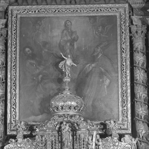 tableau (tableau du maître-autel) : Assomption, saint Barthélemy, saint Marcellin