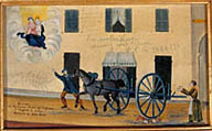 tableau, ex-voto : Accident de charrette de Victor et Auguste