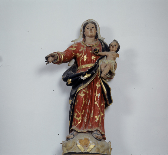 statue (demi-nature) : Vierge à l'Enfant (1)