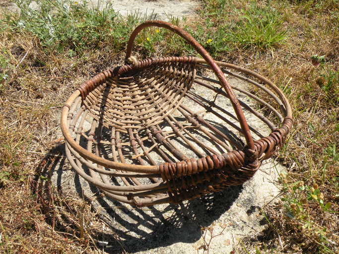 matériel agricole : panier à blanchir les prunes