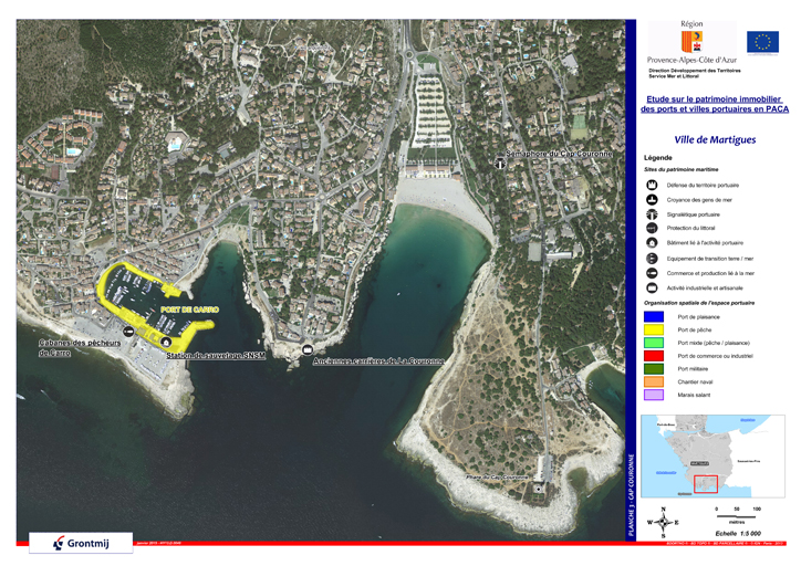 Les aménagements portuaires de la commune de Martigues