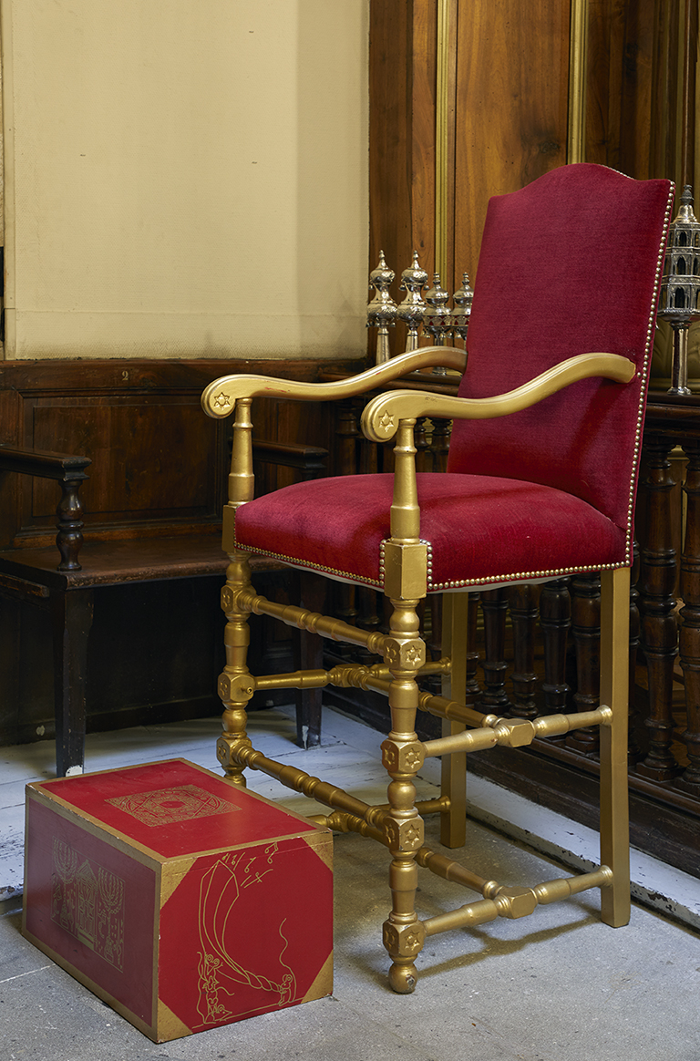 Fauteuil du prophète Elie et son marchepied