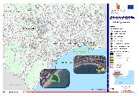 Carte de repérage des infrastuctures portuaires sur la commune de Cagnes-sur-Mer.