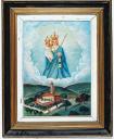 ex-voto, tableau : Vierge et sanctuaire de Notre-Dame de Laghet, Georges