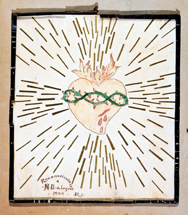 ex-voto, tableau : Sacré-Coeur