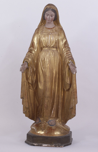 Statue (petite nature) : Vierge de l'Immaculée Conception