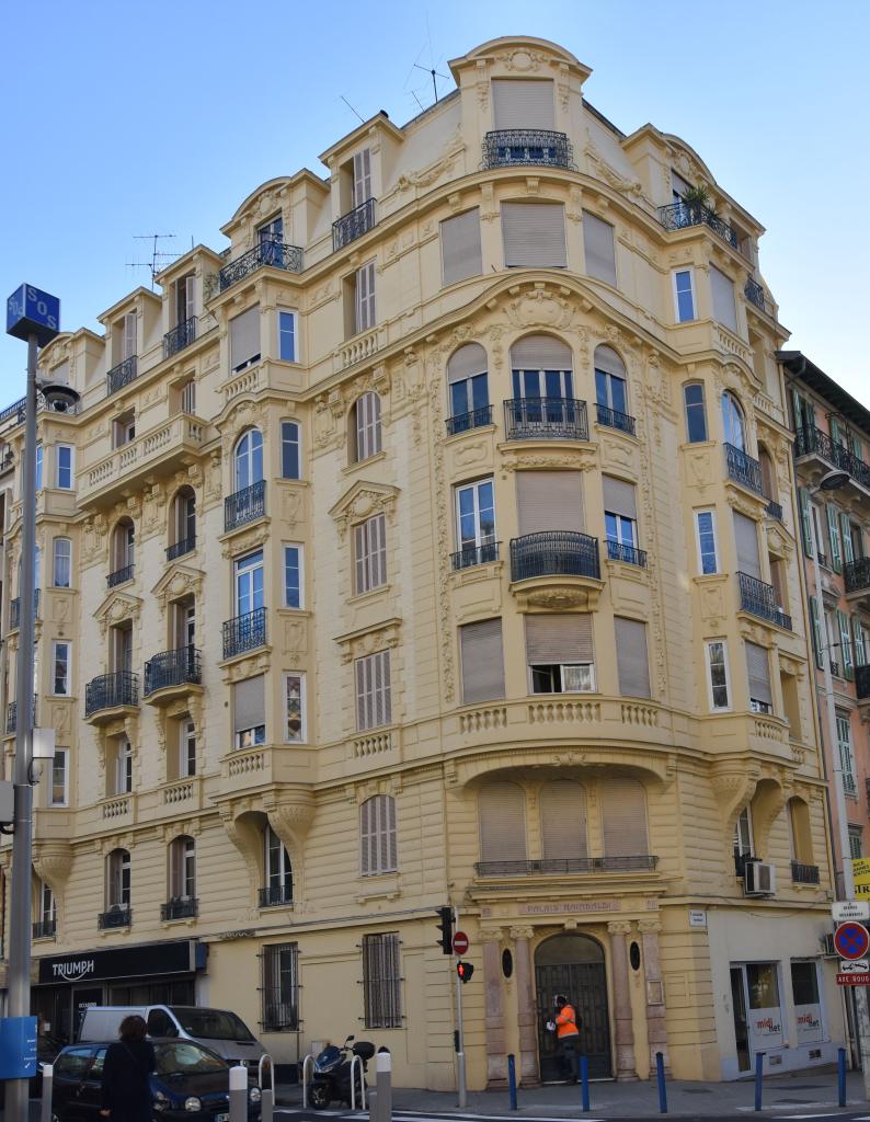 immeuble dit Palais Raimbaldi, comprenant l'hôtel meublé Massilia ou Massilia-Palace hôtel, actuellement Résidence Altea