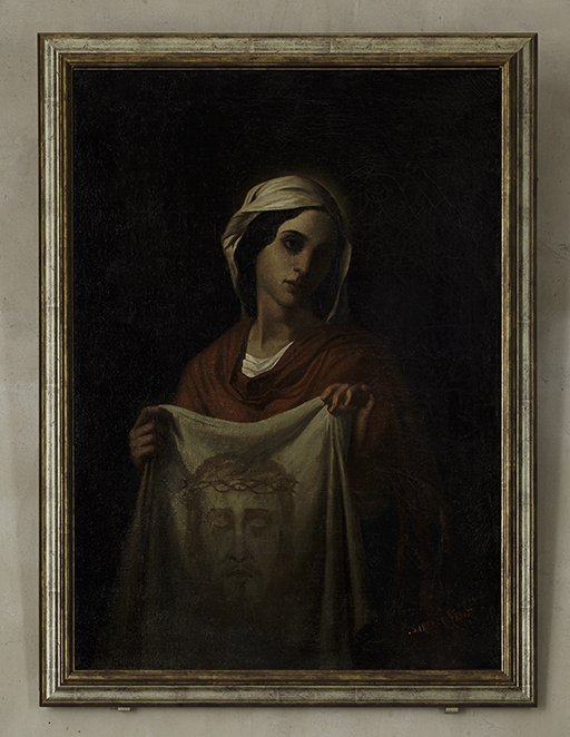 Tableau, cadre : sainte Véronique