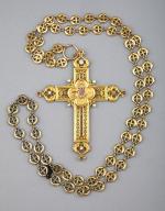 Croix pectorale reliquaire du cardinal Pitra, cordon