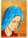 ex-voto, tableau : Portrait de la Vierge