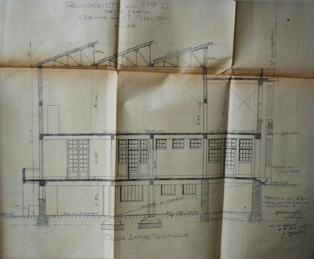 maison de villégiature (villa balnéaire) et atelier d'artiste dits Villa Doucet, actuellement immeuble de bureaux