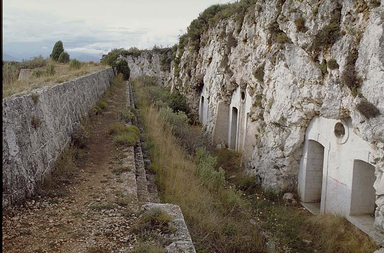 ouvrage fortifié du Mont Chauve de Tourette, de la place forte de Nice