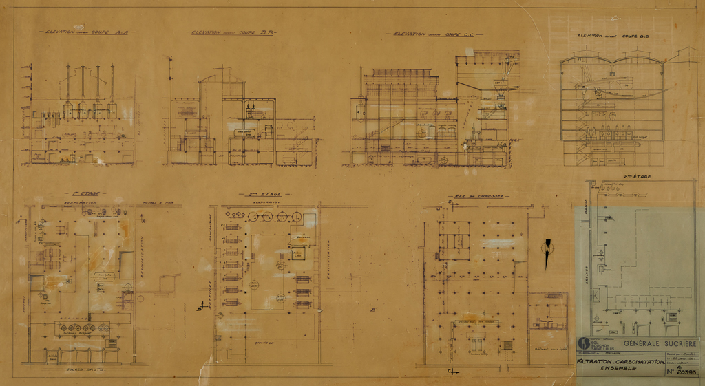 Raffinerie de sucre de Marseille dite société franco-belge (Zangroniz), puis Raffinerie de Saint-Louis - Emsens et Cie, puis Société Anonyme de la Raffinerie Saint-Louis puis Société Nouvelle des Raffineries de sucre de Saint-Louis, puis Société des Raffineries de Sucre de Saint-Louis, puis Générale sucrière (société des sucreries et raffineries Bouchon et Pajot, compagnie Nouvelle de sucreries réunies, Raffinerie Saint-Louis puis Saint-Louis Sucre puis Südzucker