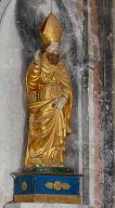 Statue (demi-nature) : saint Léger (?)