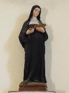 Statue (statuette) : sainte Rita