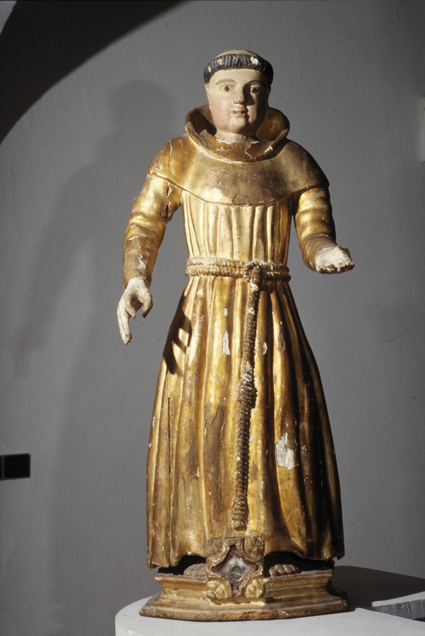 statue-reliquaire (petite nature) : saint Antoine de Padoue (1)