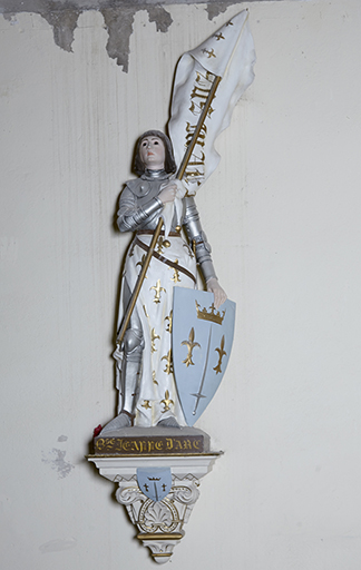 Statue (petite nature) : Jeanne d'Arc