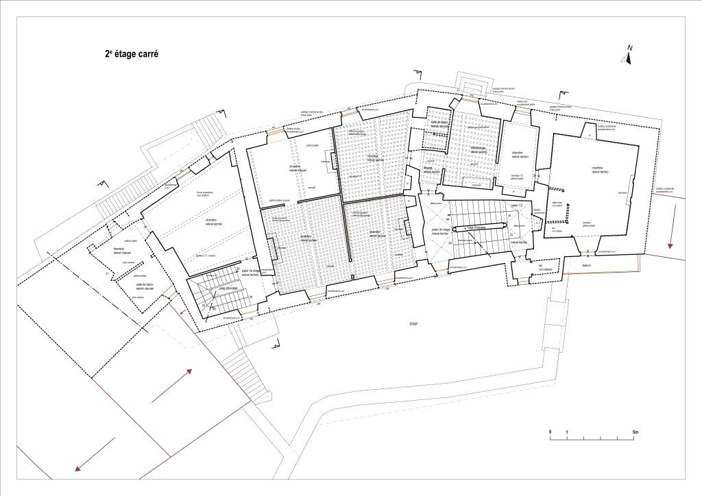 Plan du deuxième étage