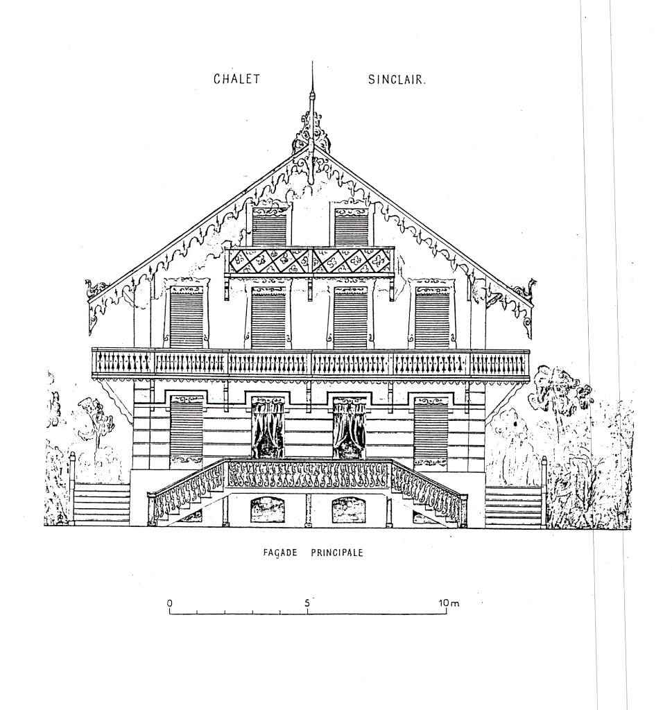 maison dite chalet Chamonix, puis chalet Sinclair