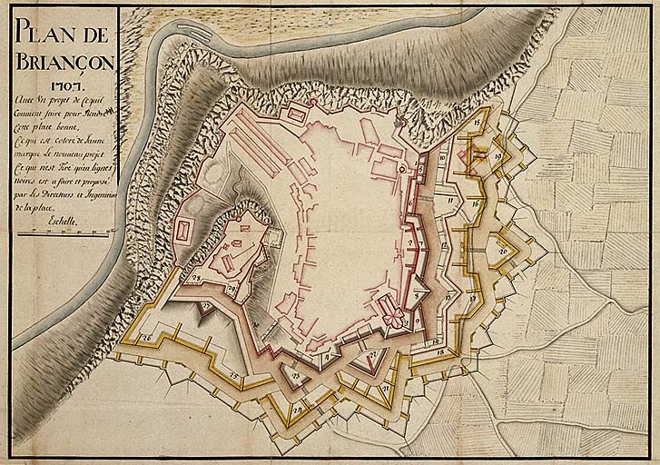 fortification d'agglomération dite enceinte de la ville de Briançon