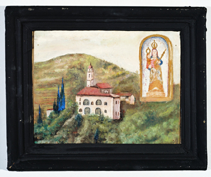 ex-voto, tableau : Sanctuaire de Notre-Dame de Laghet (N° 2)