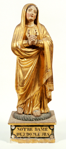 statue (statuette) : Notre-Dame des sept douleurs
