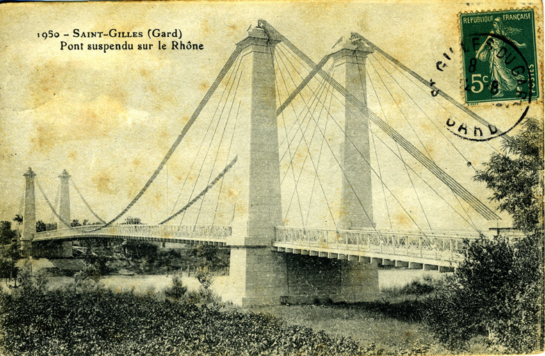 pont suspendu de Saint-Gilles