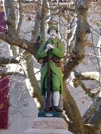 statue (figure grandeur naturelle) : Poilu