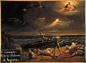 tableau, ex-voto : Naufrage (N° 3)