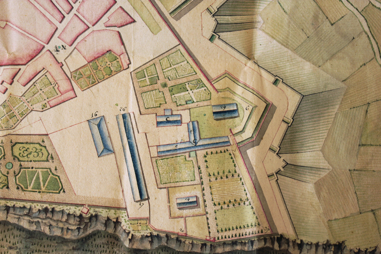 Génie militaire. Place d'Embrun. Plan général d'Embrun pour 1803. 1803.