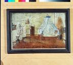ex-voto, tableau : Demande de guérison d'une femme, Catherine