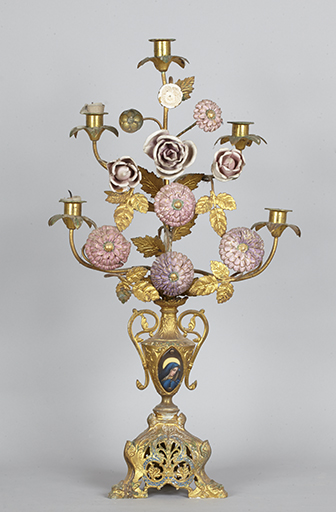 Paire de chandeliers-bouquets d'autel (n°2)