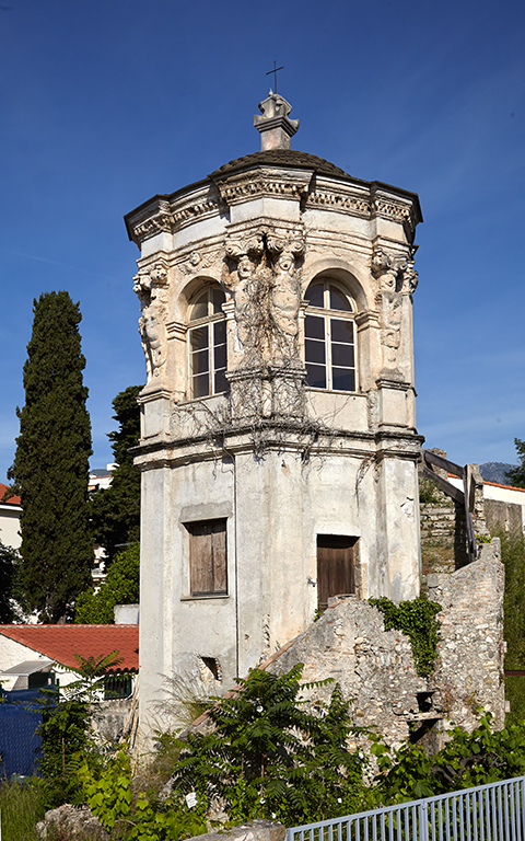 Tour de jardin dite Tour de la Noria du palais de Carnolès