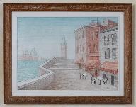 Dessin : vue de Venise