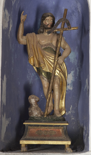 statue (petite nature) : Saint Jean Baptiste