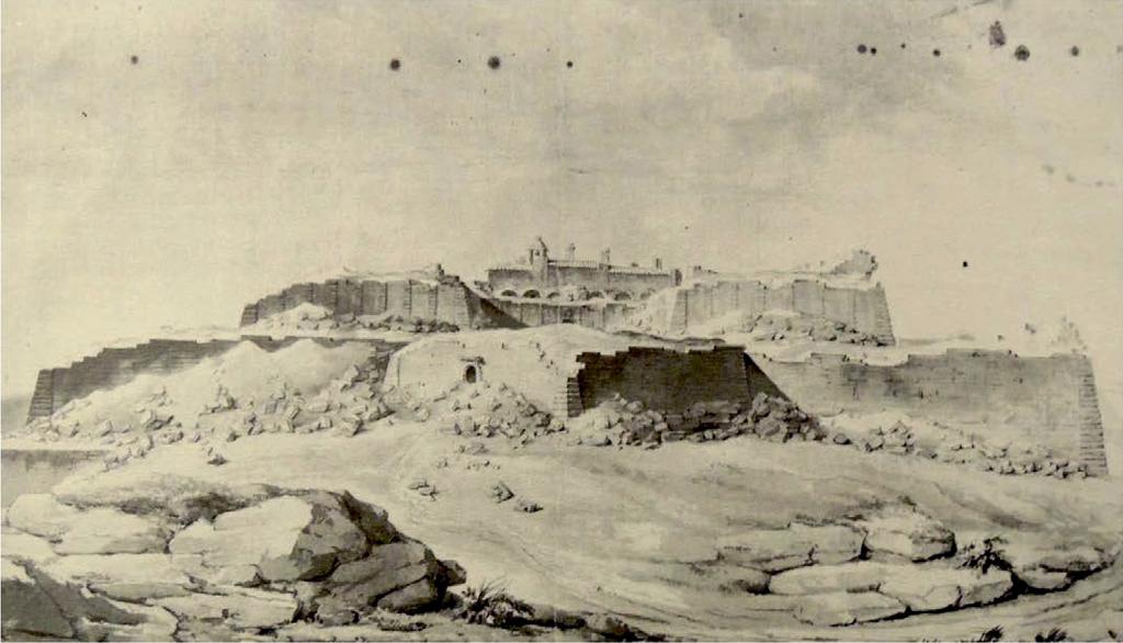 [Vues de la citadelle Saint Nicolas après démantèlement en 1791]. Côté Nord.
