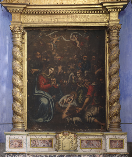 Tableau d'autel du maître-autel : l'Adoration des bergers