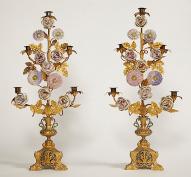 Paire de chandeliers-bouquets d'autel (n°1)