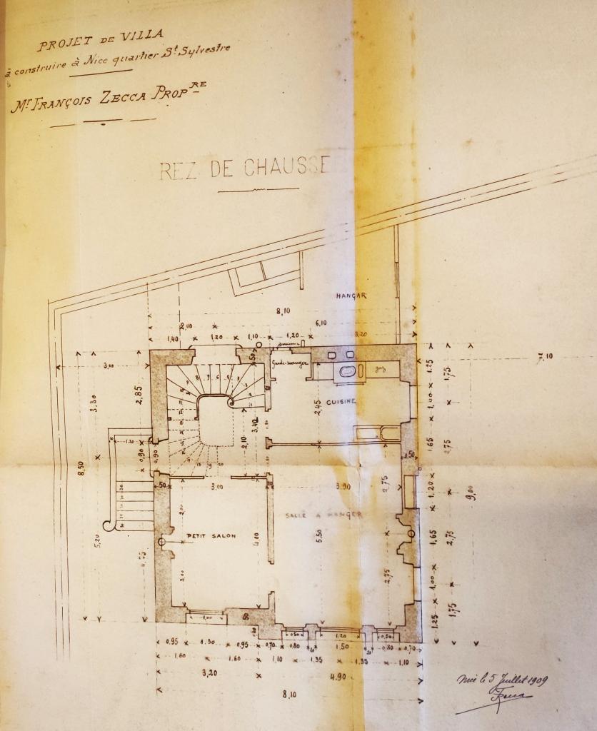maison de villégiature (villa balnéaire) dite villa Zecca, actuellement villa Myosotis