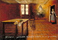 tableau, ex-voto : Chute de Marius Roussi Lucy