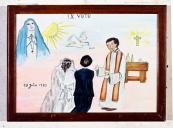 ex-voto, tableau : Mariage