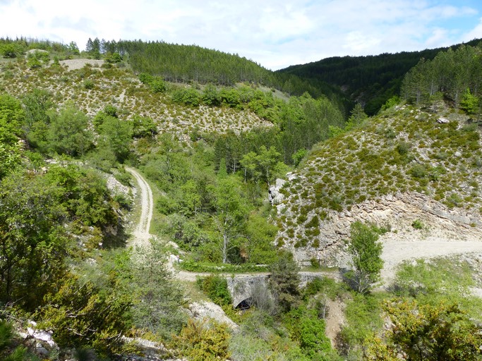 Le Ravin du Rif, au niveau du Pont du Villard. Vue prise du sud-ouest.