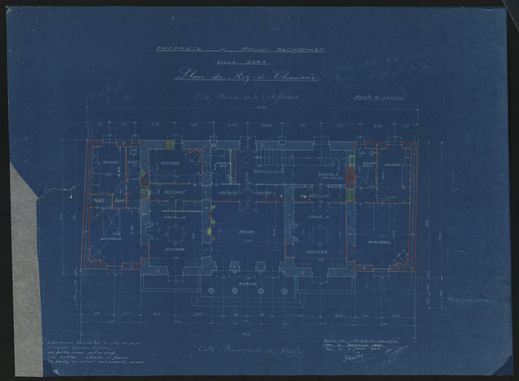 maison de villégiature (villa balnéaire) dite villa Dora, un temps pension Melrose, actuellement immeuble dit Palais Doria