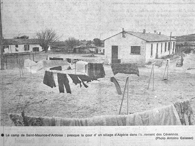 Présentation de l'opération d'inventaire des hameaux de forestage de Harkis dans la région Provence-Alpes-Côte d'Azur