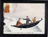 ex-voto, tableau : Barque dans la tempête, Carlo Vian