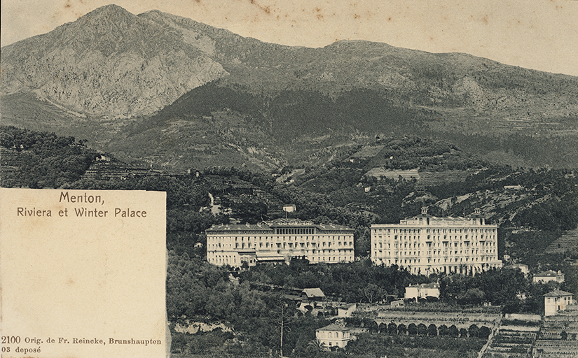 Menton, Riviera et Winter Palace.