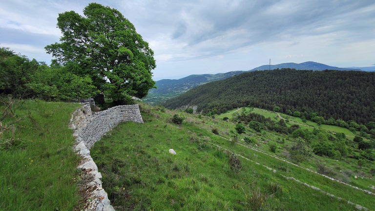 Deuxième terrasse agricole. Vue d'ensemble prise de l'ouest.