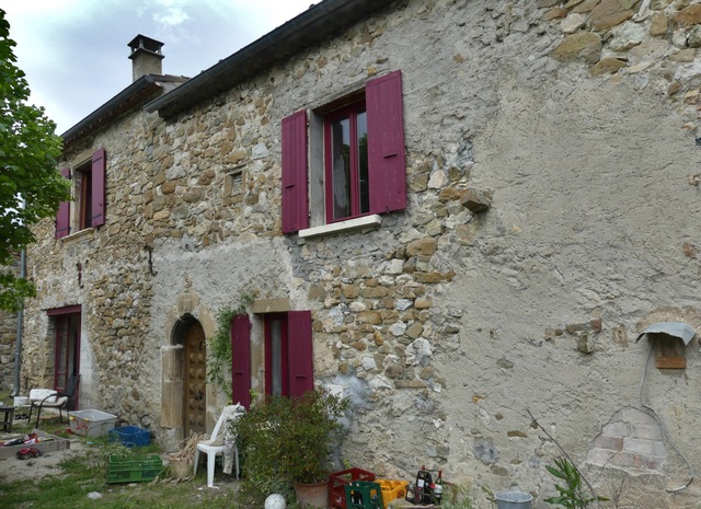 Bâtiment du logis. Elévation ouest.